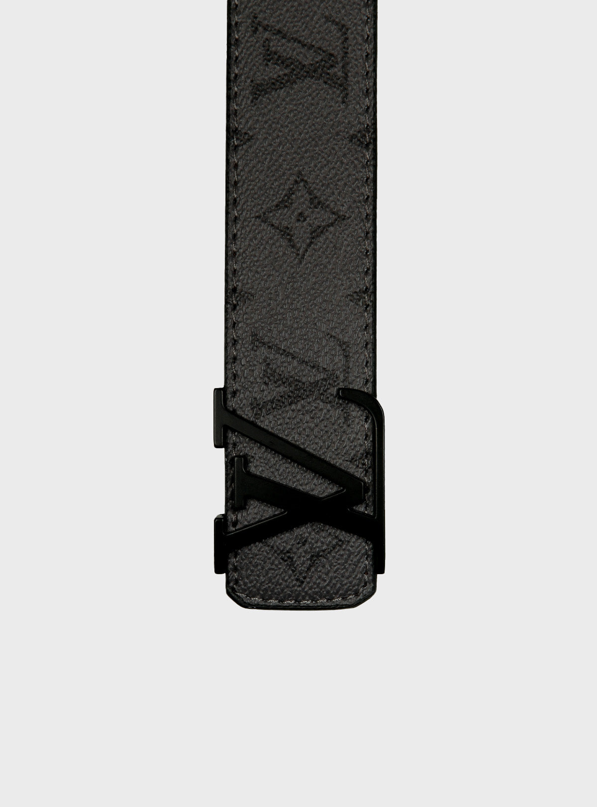 Riem initialen monogram zwarte gesp