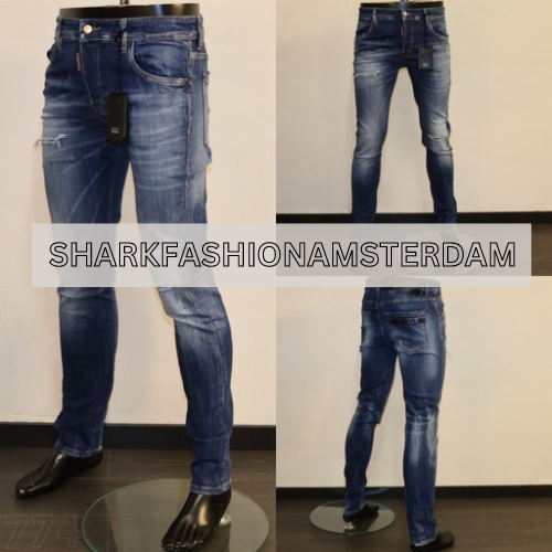 Dsquared2 SlimFit Jeans Donkerblauw 008